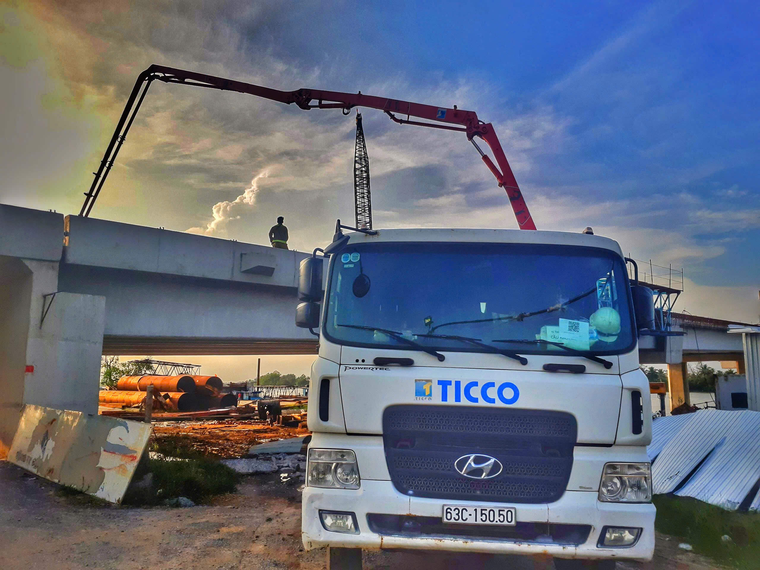 Internal road of Long Giang Industrial Park