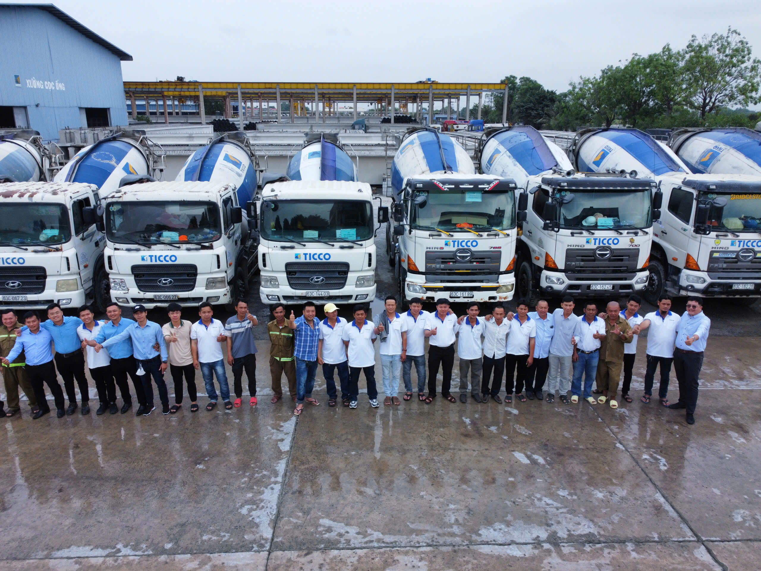 Internal road of Long Giang Industrial Park